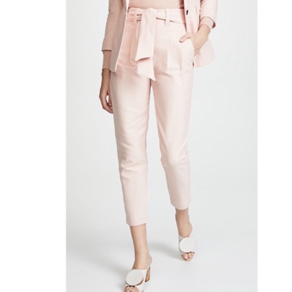 Joie Jun belted high rise pants, size 6. Worn once